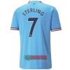 Oficiální Fotbalový Dres Manchester City Sterling 7 Domácí 2022-23 pro Muži